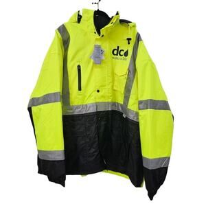 New NWT Reflective Apparel Thinsulate Parka Breathable Waterproof Hooded Size 5X